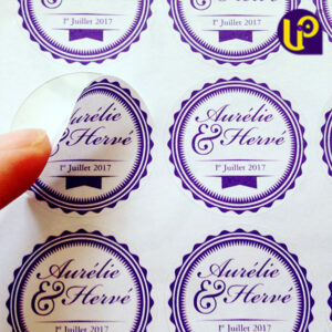 ÉTIQUETTE AUTOCOLLANTE PAPIER - ECO