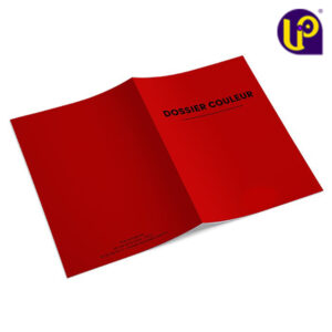 DOSSIER COULEUR A4+ FERMÉ - RECTO