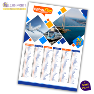 CALENDRIER MURAL ÉLÉGANCE