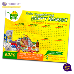 CALENDRIER MURAL SIMPLUS