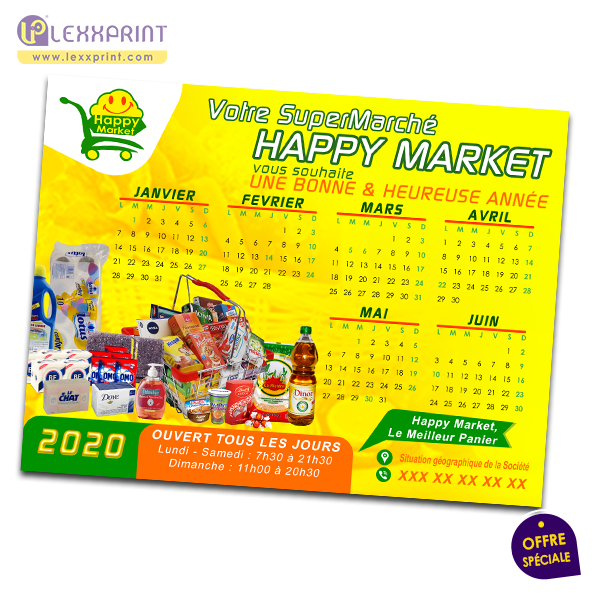 CALENDRIER MURAL SIMPLUS