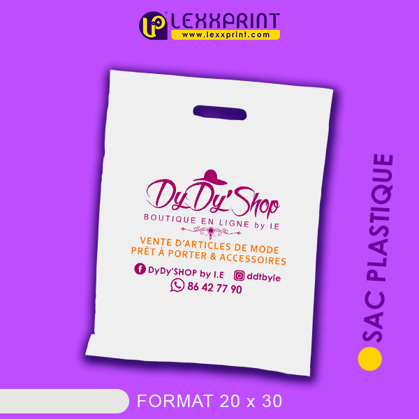 SACHET PLASTIQUE ECO 20x30
