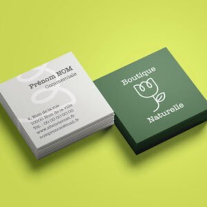 100 CARTES DE VISITE ELEGANCIA