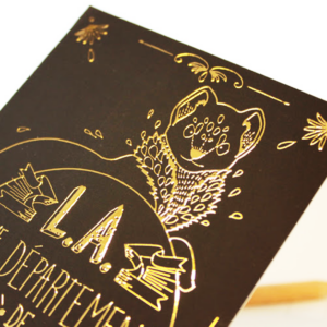 FAIRE-PART LUXE DORURE