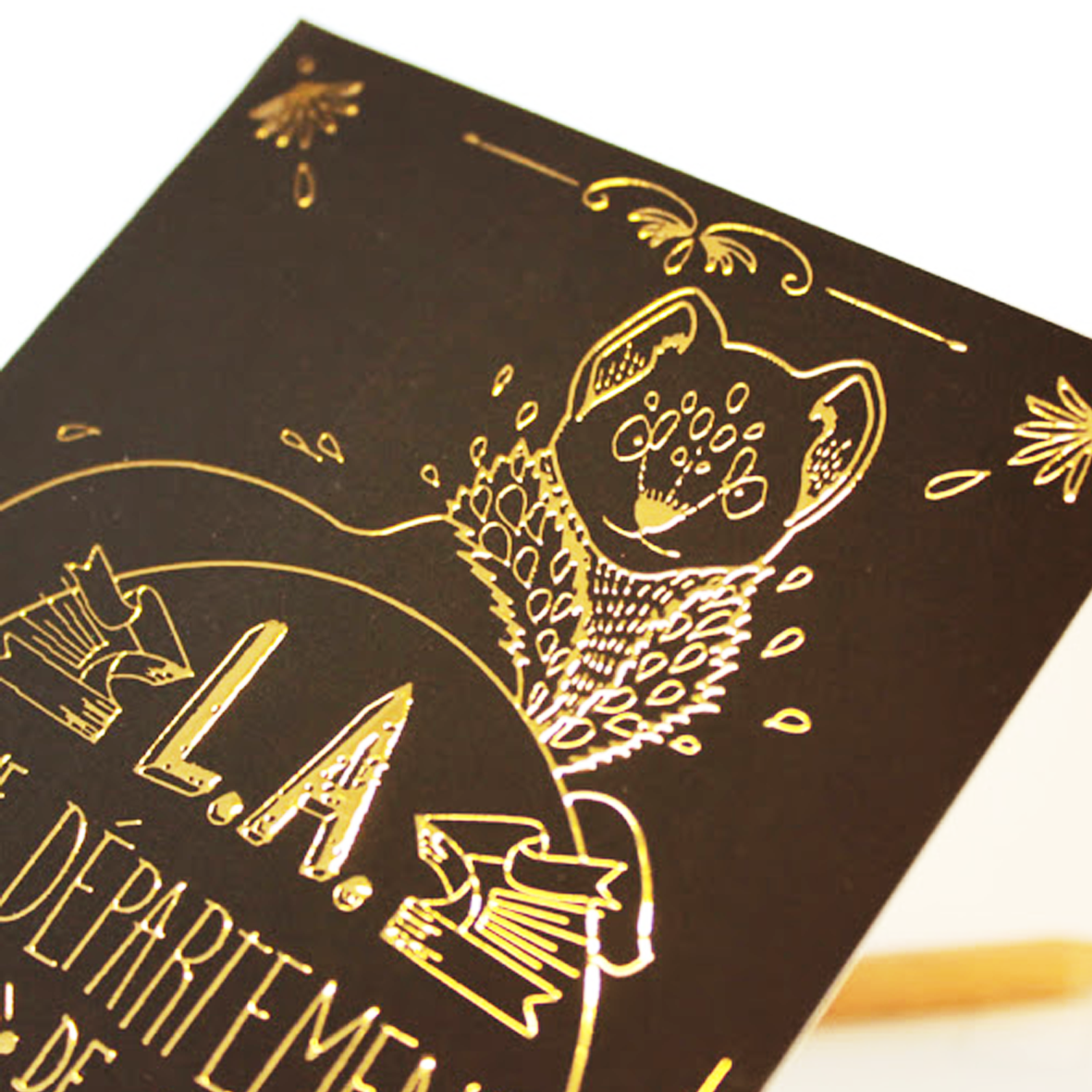 FAIRE-PART LUXE DORURE