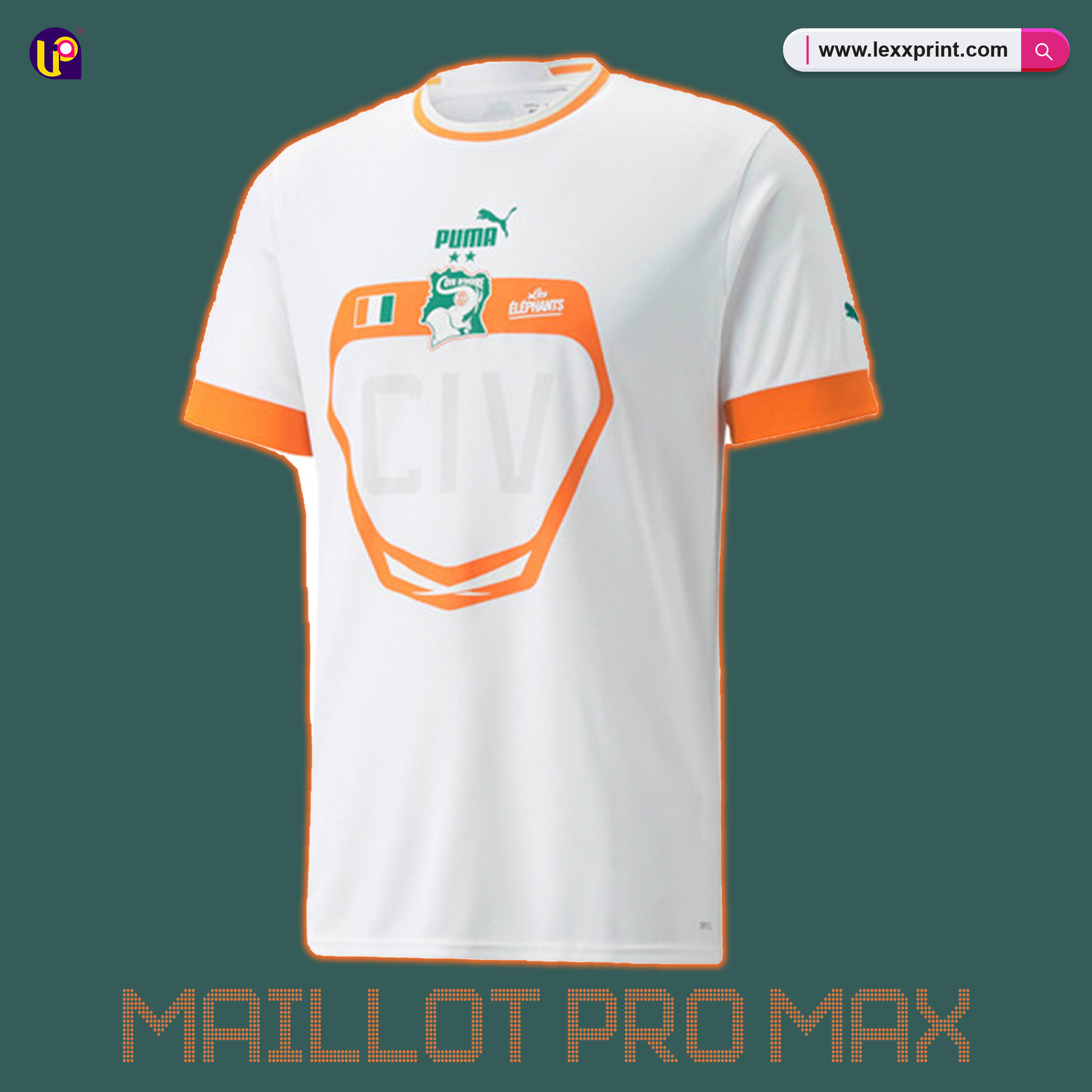 MAILLOT SUPPORTER CIV BLANC